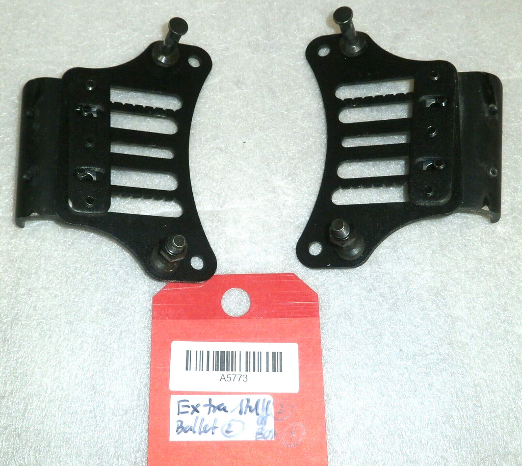 SET OF WHEELCHAIR BACK SUPPORT BRACKET