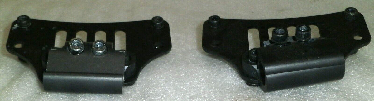 SET OF 2 WHEELCHAIR BACK SUPPORT BRACKET GOOD AS PICTURE