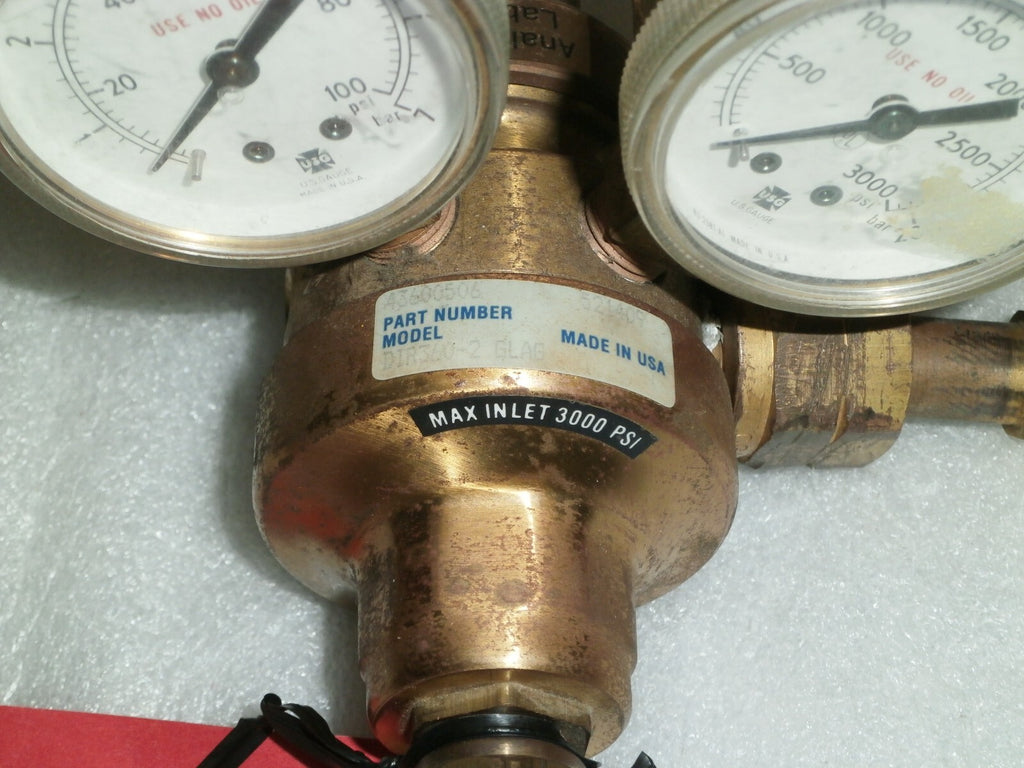 ANALYTICAL LAB 180 PART NUMBER 43600506 MODEL DIR360-2 GLAG MAX INLET 3000 PSI