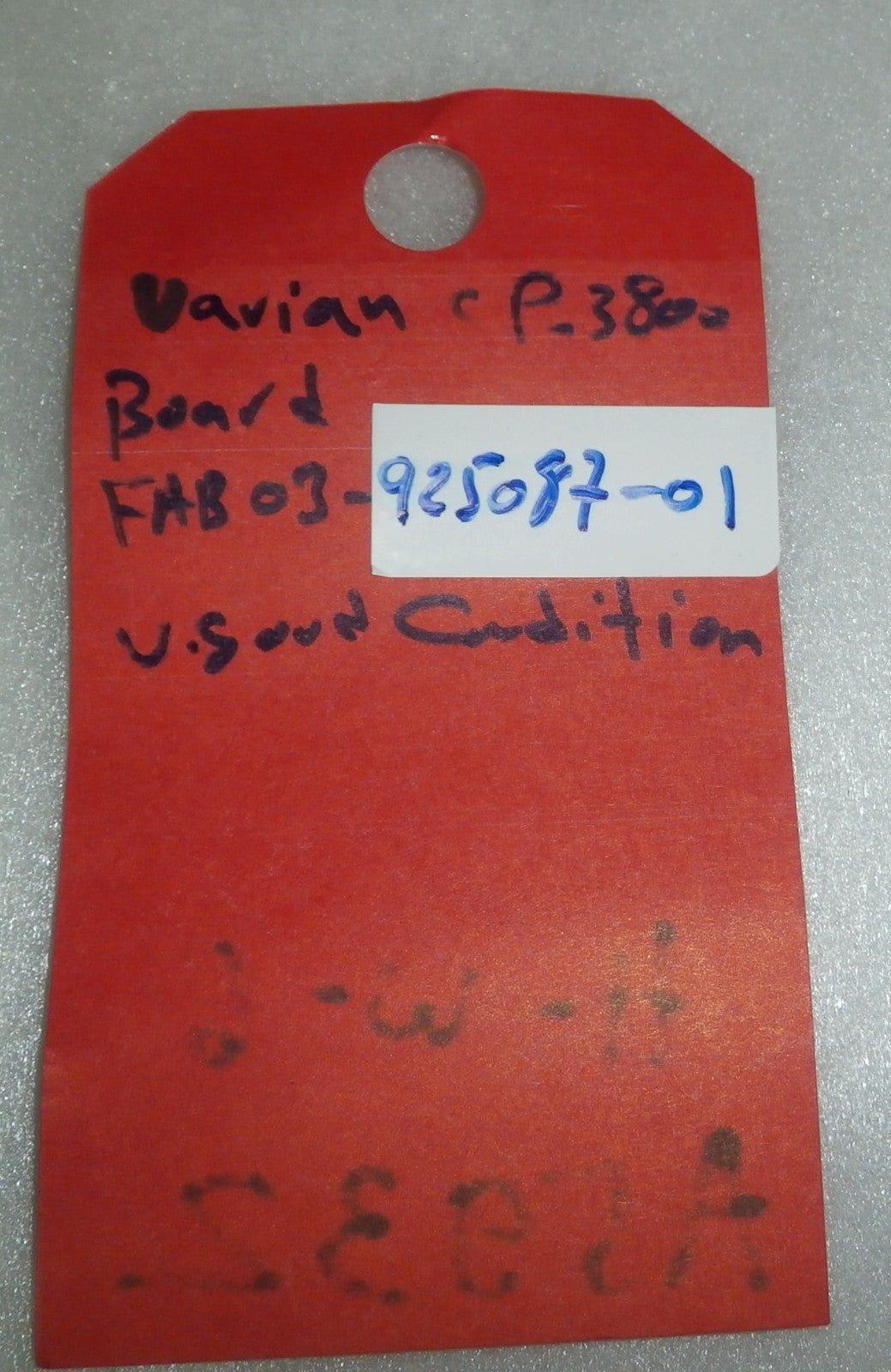 VARIAN CP3800 BOARD FAB03-925087-01 W/ LEAD CONNECTOR AS PHOTO