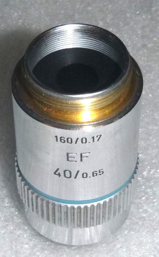 LEITZ WETZLAR GERMANY 519762 EF 40/0.65 160/0.17 MICROSCOPE OBJECTIVE