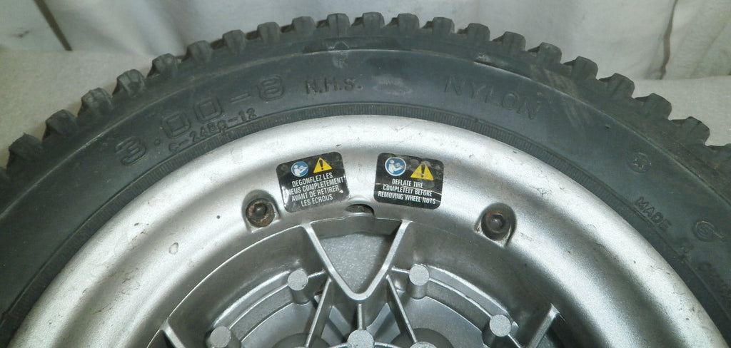 QUANTUM Q6 EDGE HD WHEELCHAIR WHEELS 3.00-8 SOLID GOOD CONDITION