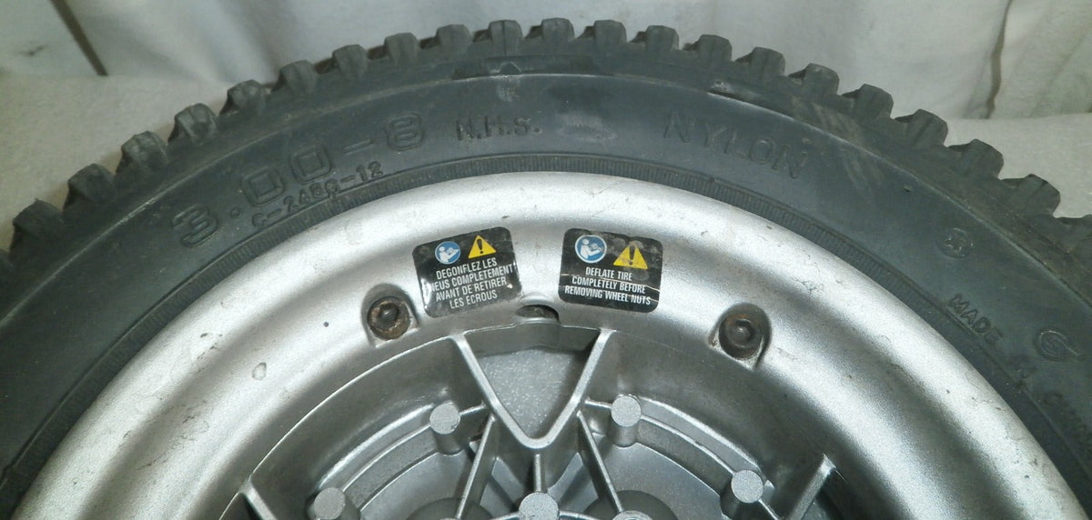QUANTUM Q6 EDGE HD WHEELCHAIR WHEELS 3.00-8 SOLID GOOD CONDITION