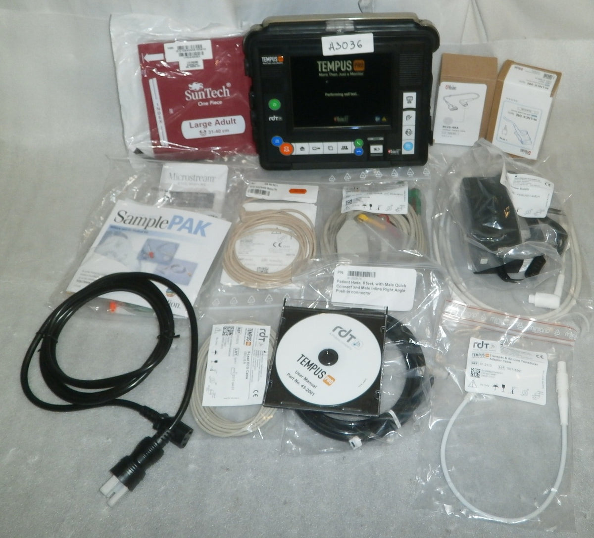 RDT Philips Tempus Pro TempusPro Monitor w/ Battery and Power Supply