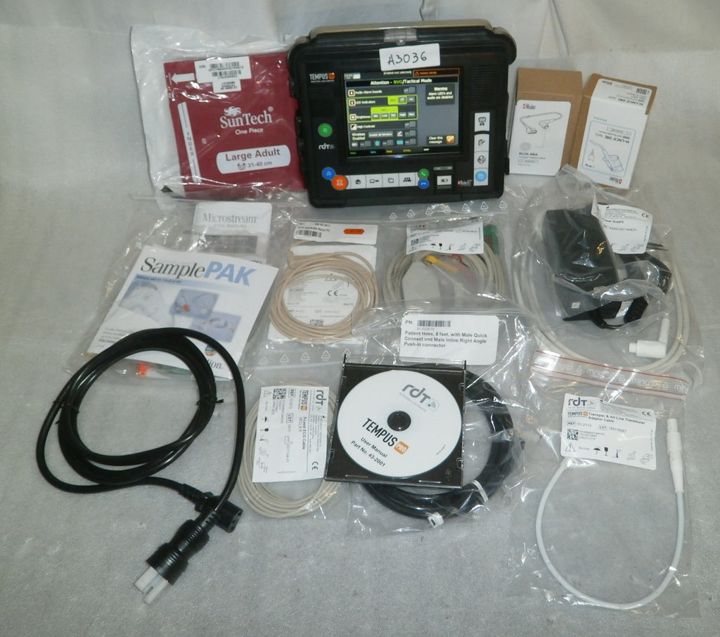 RDT Philips Tempus Pro TempusPro Monitor w/ Battery and Power Supply