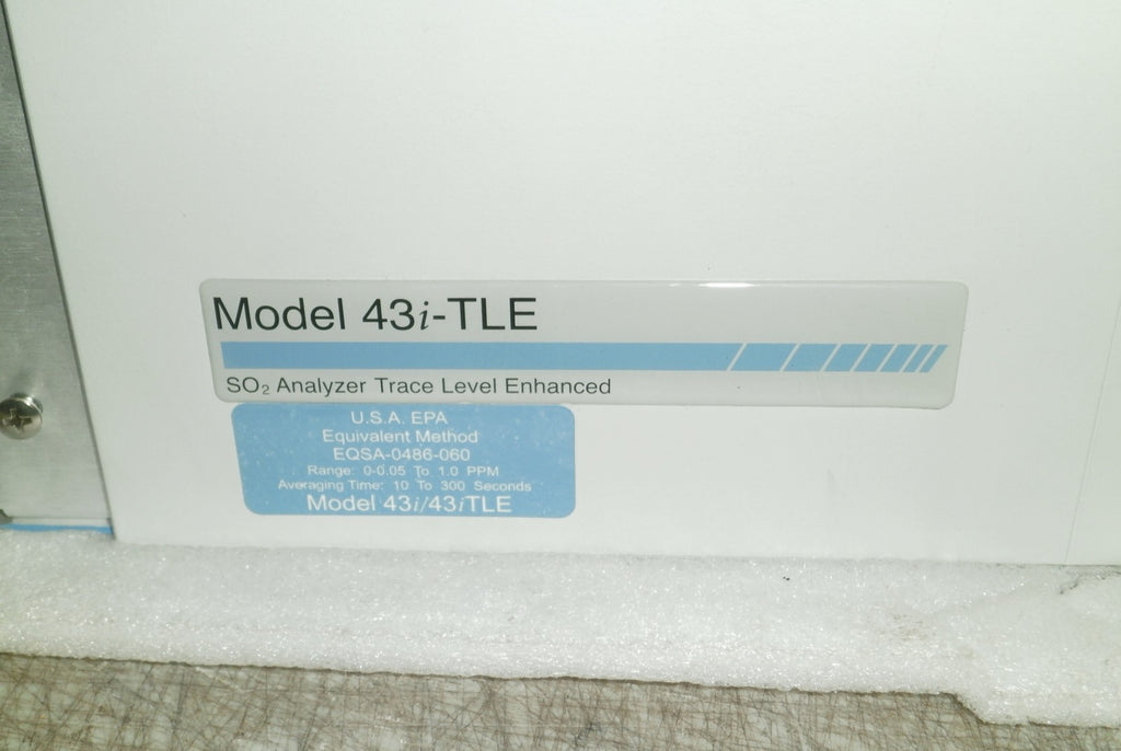 Thermo Scientific 43i-TLE SO2 Gas Analyzer Trace Level Enahanced 43ITLE-APSAB