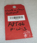 CLICK MANUAL WHEELCHAIR FOOTREST FITS PIPE 31MM DIA GOOD CONDITION