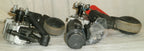 TWO WHEELCHAIR MOTOR QUANTUM DRVASMB1904 AND DRVASMB1903 WITH CASTERS AS PICTURE
