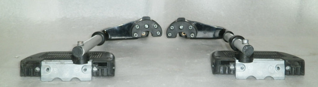 SET OF 2 WHEELCHAIR FOOT REST FRAMES DIMENSION AS PHOTO