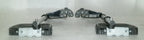 SET OF 2 WHEELCHAIR FOOT REST FRAMES DIMENSION AS PHOTO
