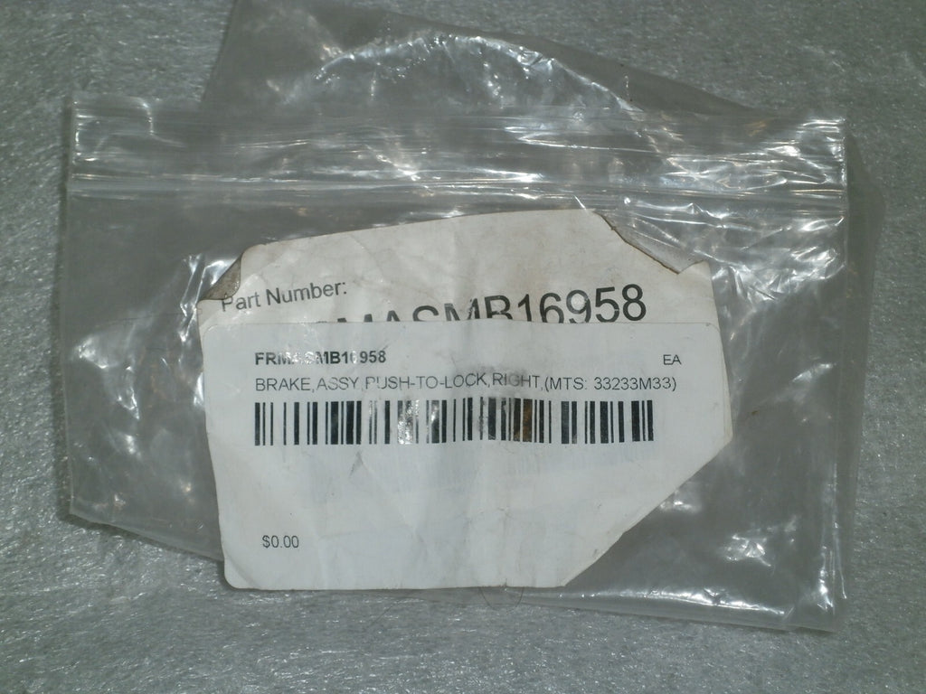 Set of 2 FRMASMB16958 Wheelchair Push to Lock Assembly Right (MTS: 33233M33)
