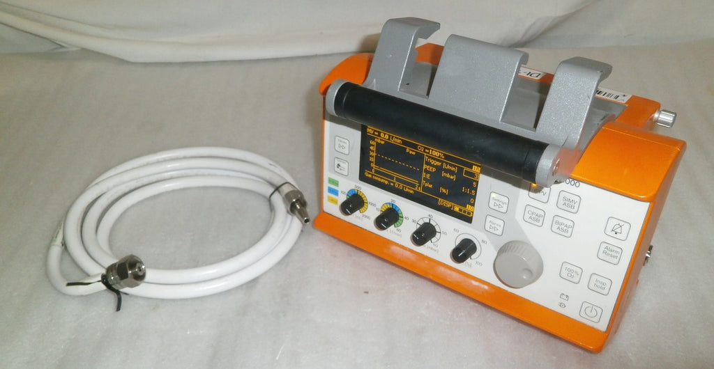 Drager Oxylog 3000 Ventilator 2M86955 w/ Hose - No Power Supply