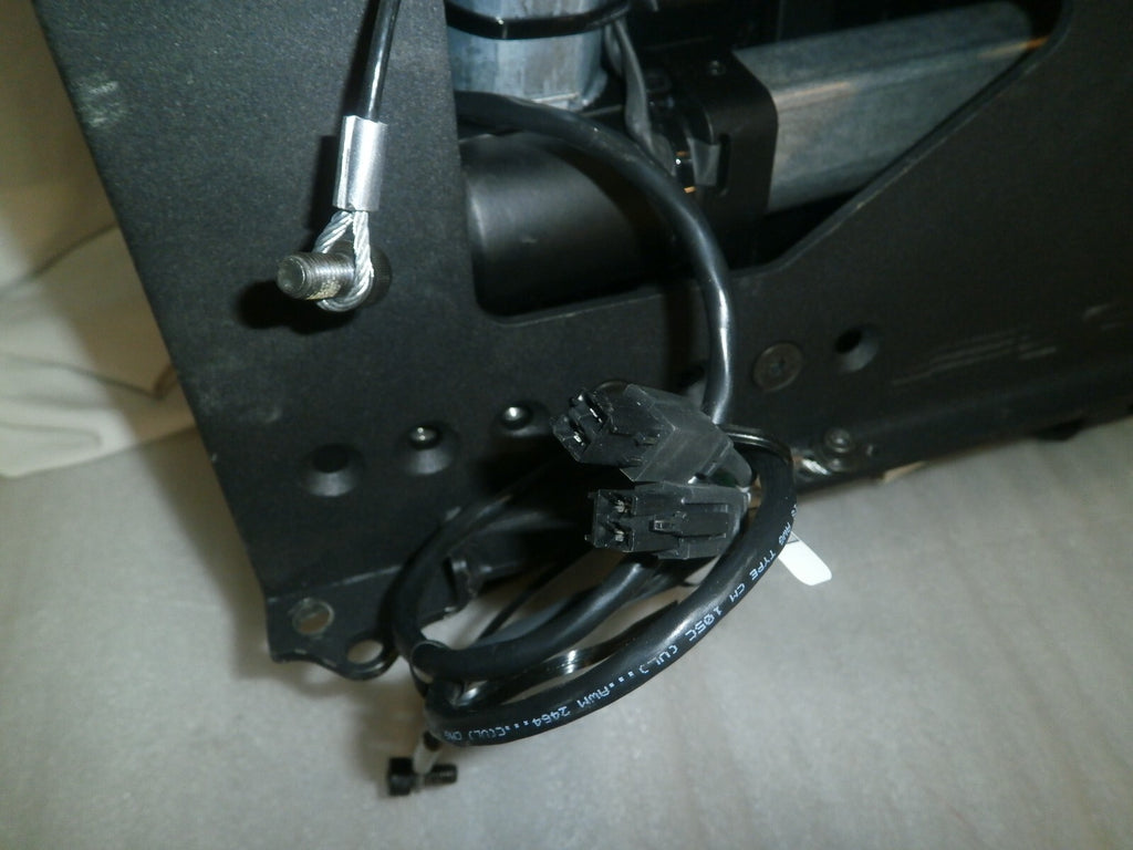QUICKIE QM-710 Tilt Base with Actuators & Back frame Folded w/ Armrest Support