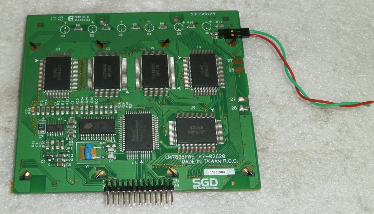 ORIGINAL LCD DISPLAY SCREEN LM7835FWE 97-02620 USED GOOD CONDITION