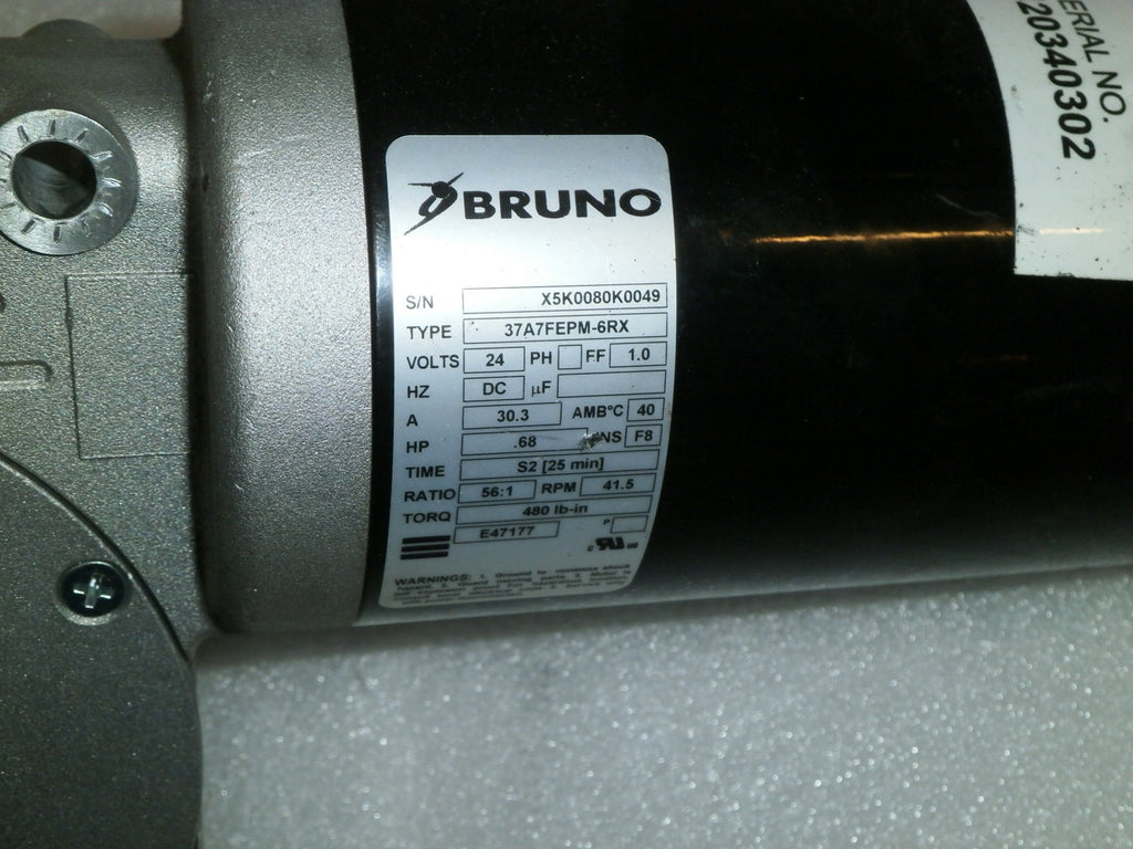 BRUNO STAIRLIFT 2020 CRE-2110 MOTOR WITH BOLTS VERY GOOD CONDITION