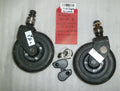 SET OF 2 FRONT WHEELS FOR INVACARE TDX-SPII WHEELCHAIR W/ BEARINGS NEW REPLACE