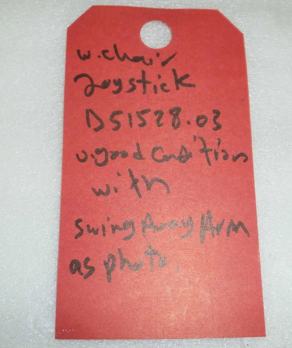 WHEELCHAIR JOYSTICK D51528.03 WITH SWING AWAY ARM GOOD CONDITION