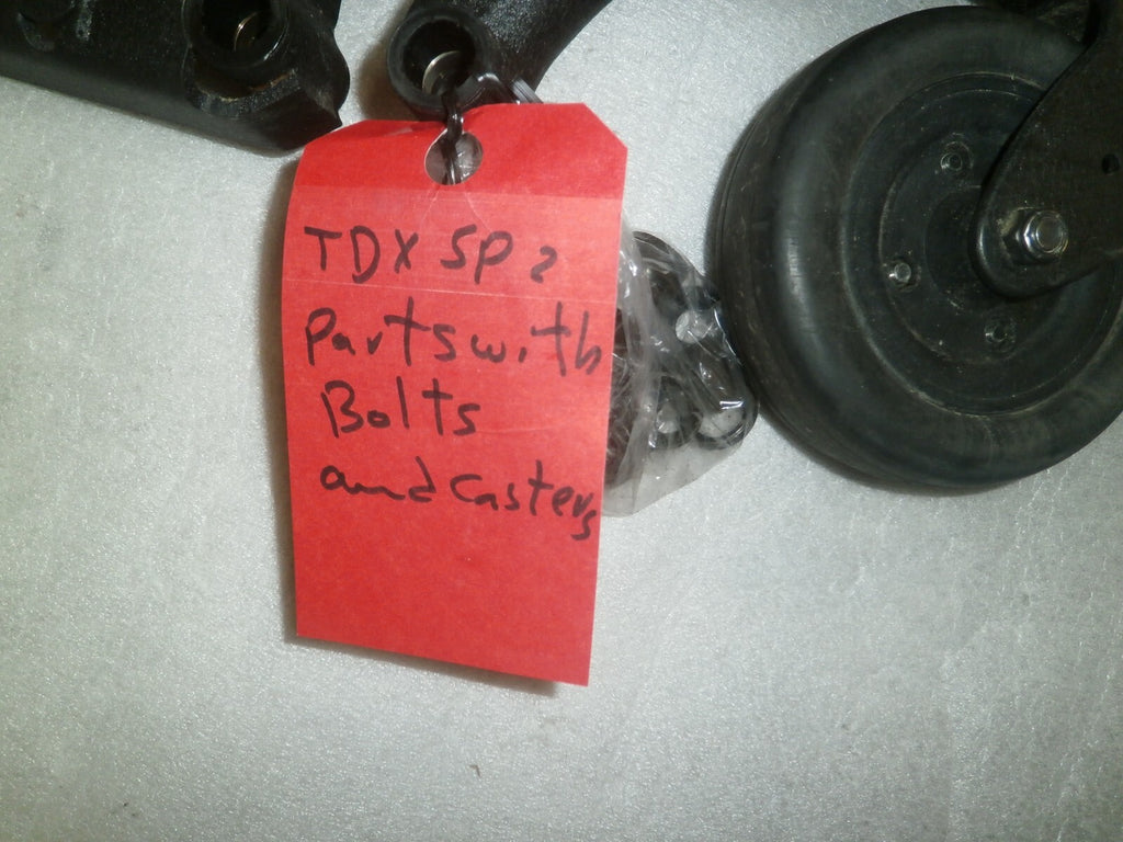 Invacare TDX SP2 Wheelchair Parts & Casters w/ Bolts Good Condition
