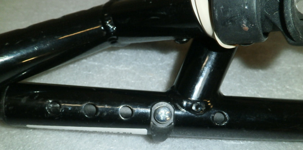 SET OF 2 WHEELCHAIR FOOT REST FRAMES DIMENSION AS PHOTO