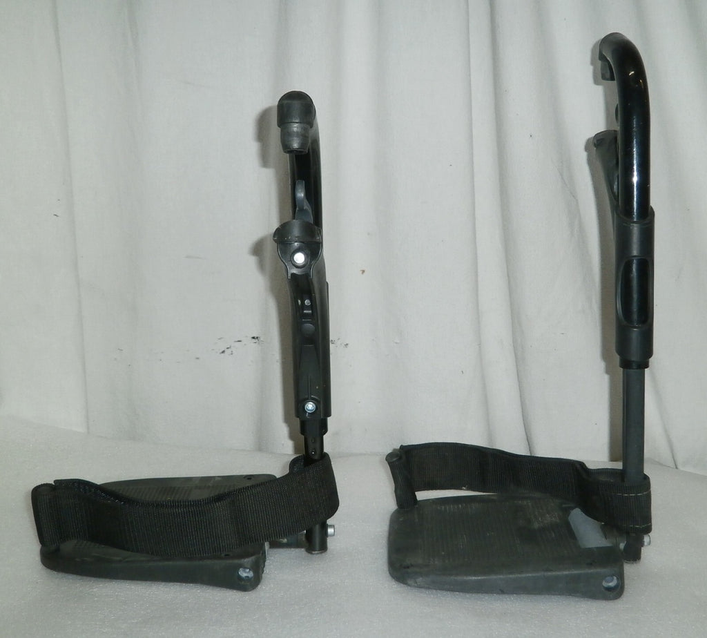 Pair of Invacare Action Leg rest for Wheelchair Has some Rust on Bolt