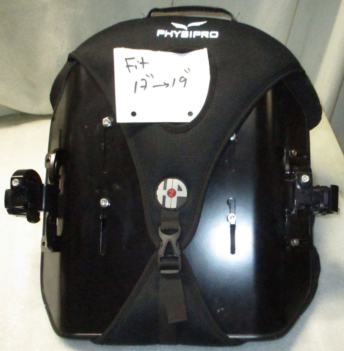 PHYSIPRO HP2 WHEELCHAIR BACK CANADA MADE very good condition w/ Mounts