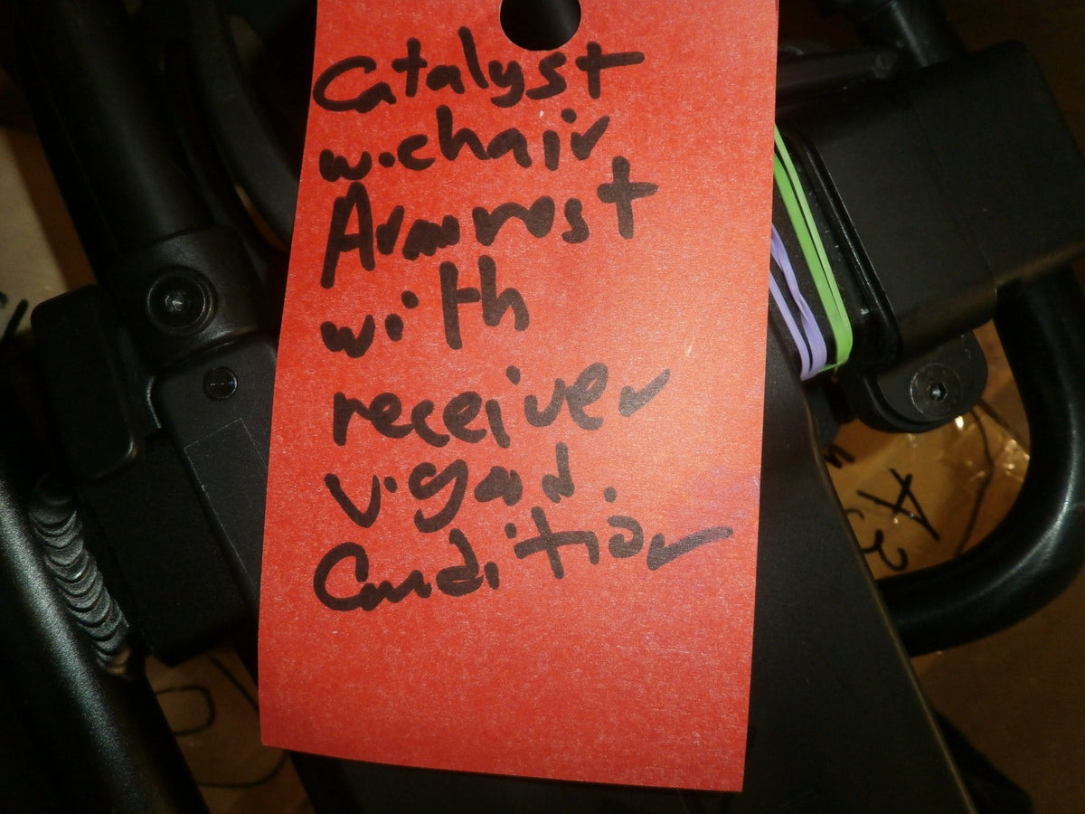 CATALYST WHEELCHAIR ARMREST WITH RECEIVER GOOD CONDITION