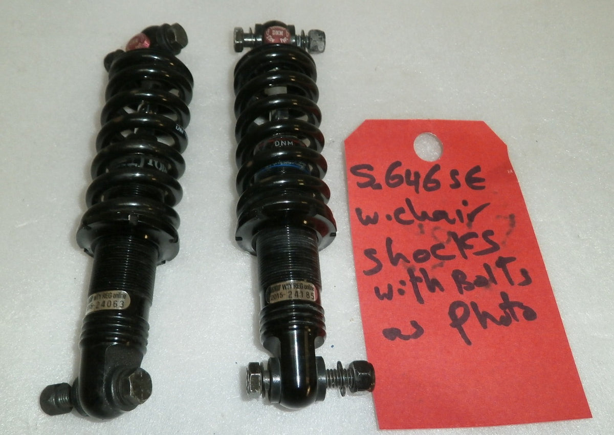 QUICKIE S- 646SE WHEELCHAIR SHOCKS AND BOLTS AS PHOTO