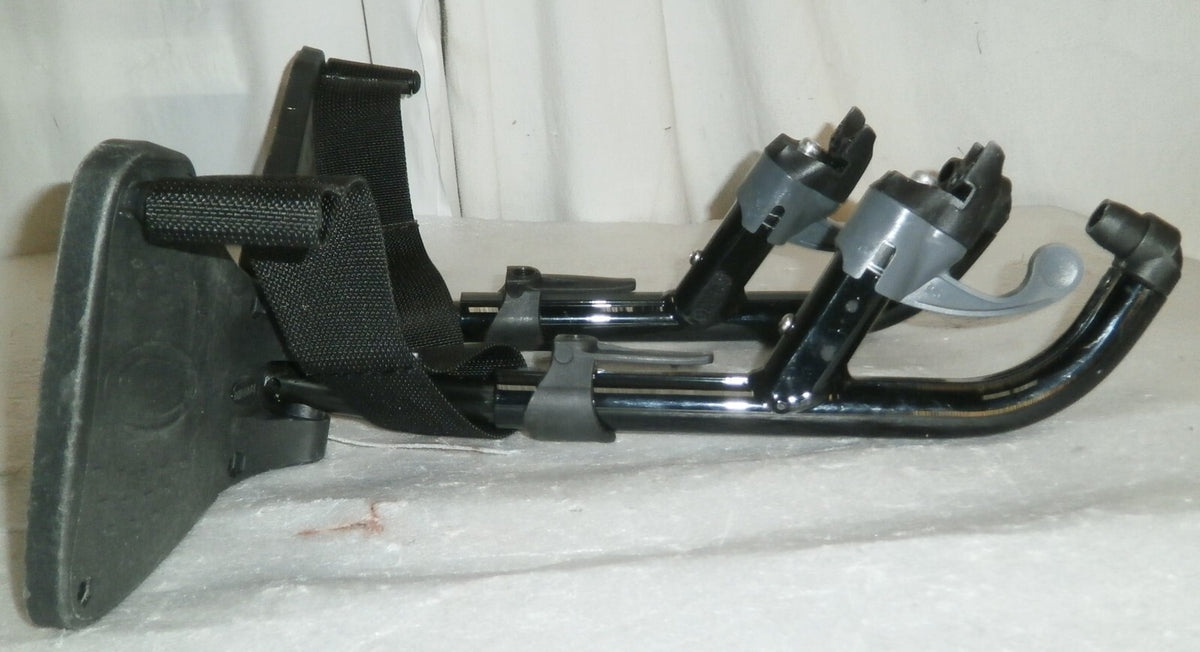 SET OF 2 WHEELCHAIR FOOT RESTS WITH MOUNT PLATES for Invacare Myon