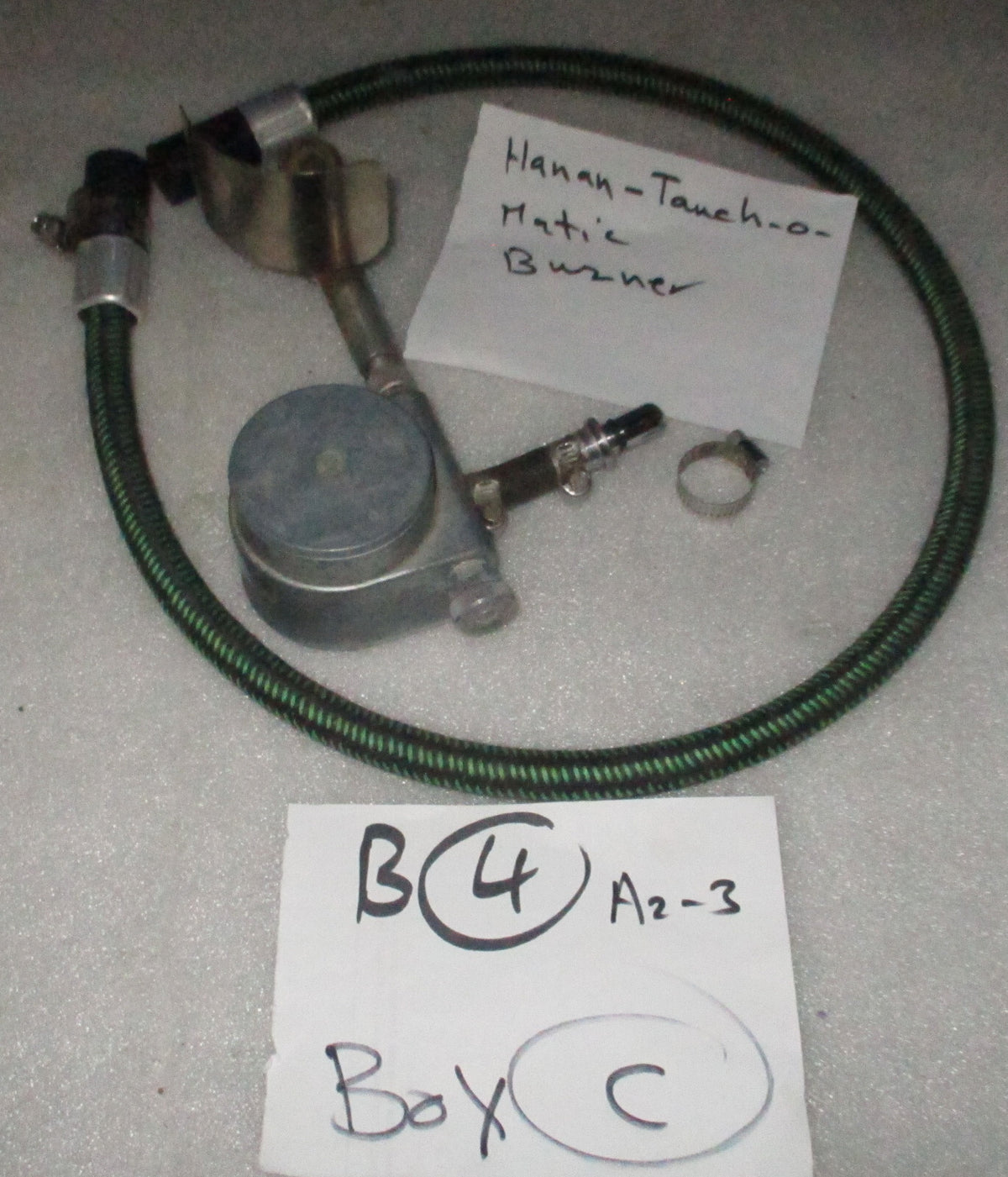 HANAN-TOUCH-O-MATIC BURNER USED AS PHOTO