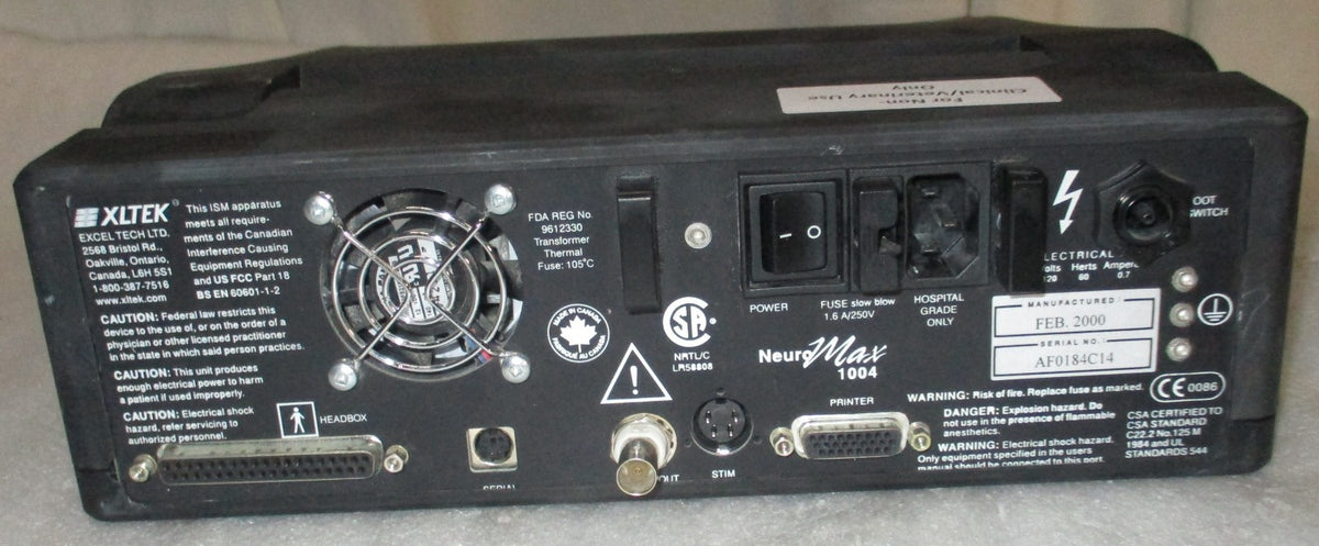 XLTEK NeuroMax 1004 EMG (no head box)