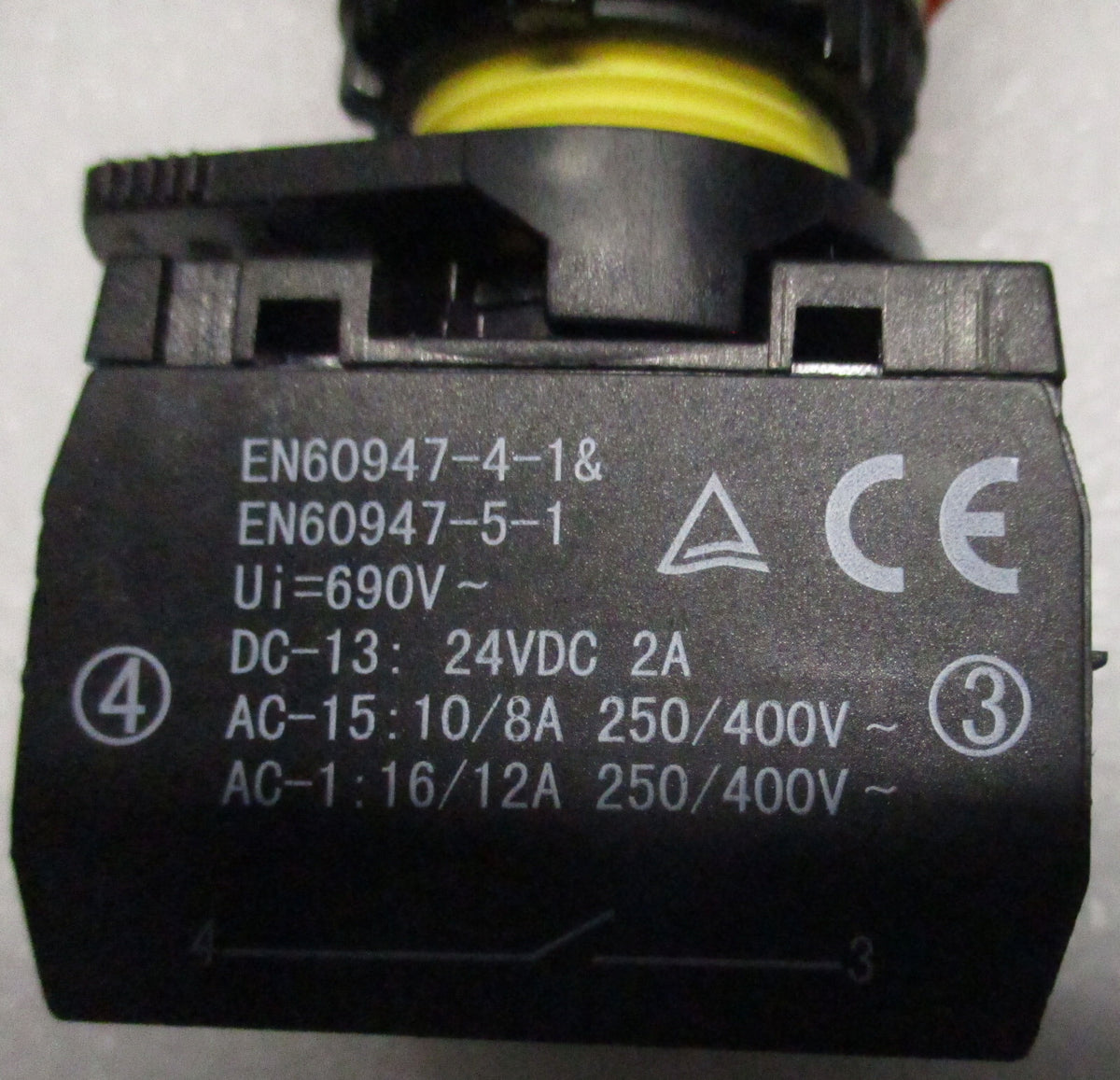 4 X KEDU HY57B Round Button Switch 125V/250V 18A/12A