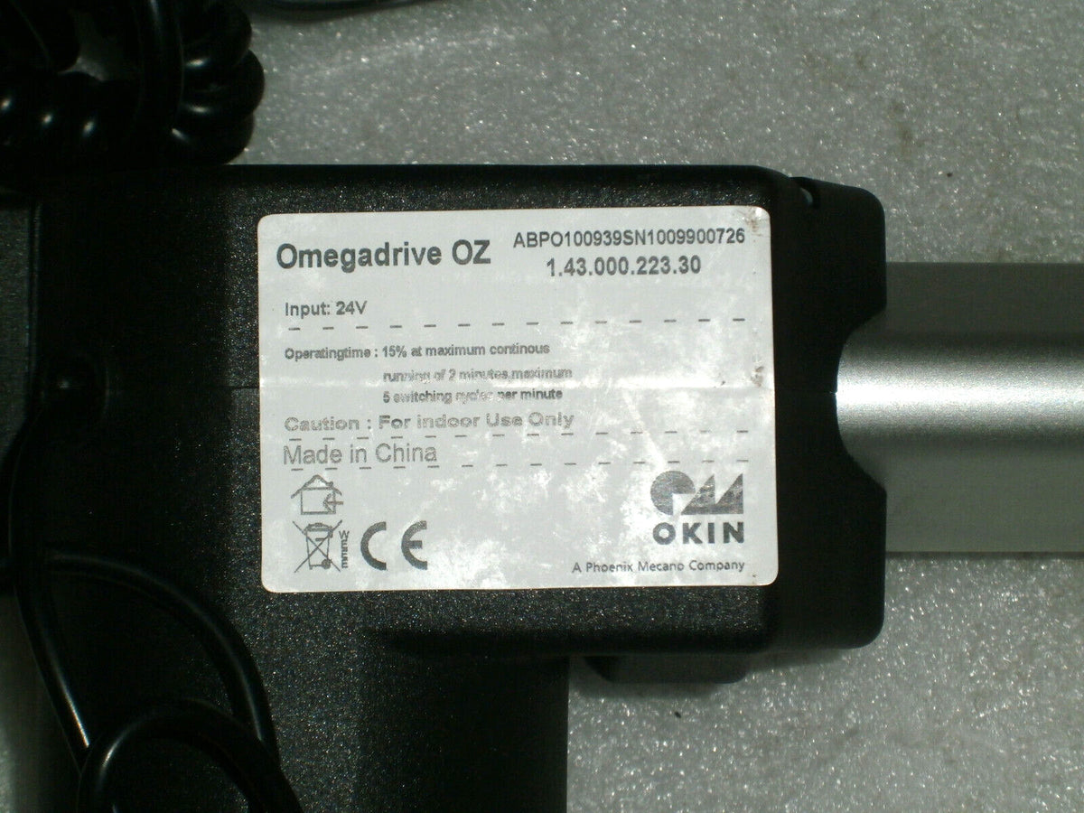 TWO OMEGA DRIVE OZ ACTUATOR AND CONTROL WITH CABLES AS PHOTO USED GOOD