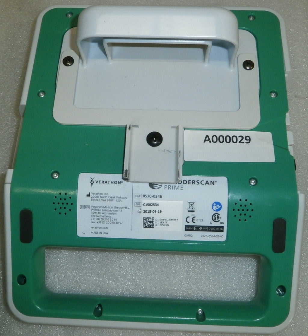 Verathon BladderScan Prime PlusScanner 0570-0346 w/battery
