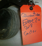 SET OF 2 QUANTUM EDGE 2.0 2018 CASTERS WITH FRAME AND ABSORBER GOOD AS PICTURES