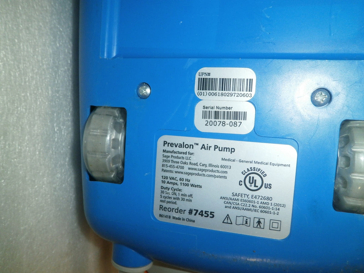 HEPA EQUIPPED PREVALON AIRPUMP 7455