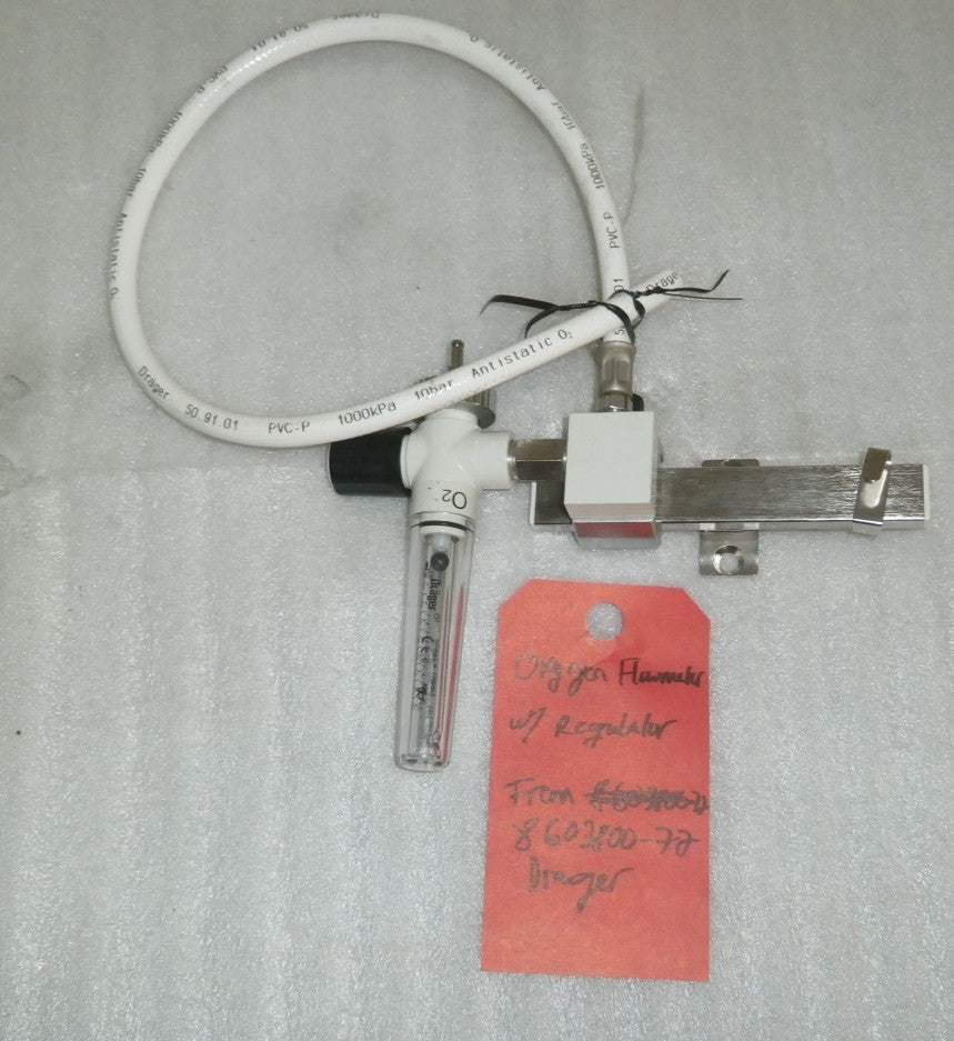 OXYGEN FLOW MAKER W/ REGULATOR FROM MACHINE DRAEGER 8603800-77