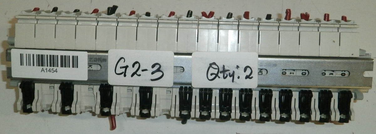2 ABB 20A DAULE POLE AND 13 ABB SINGLE POLE CIRCUIT BREAKER USED GOOD CONDITI