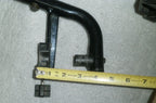 SET OF WHEELCHAIR FOOT REST GOOD CONDITION WITH MOUNT PLATES DIMENSION AS PHOTO