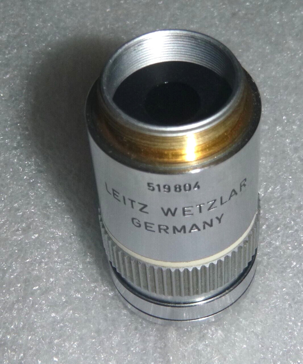 LEITZ WETZLAR GERMANY 519804/ 160/0.17 EF 100/1.25 OEL MICROSCOPE OBJECTIVE