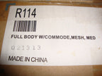 INVACARE R114 PATIENT SLING W-COMMODE OPENING MEDIUM NEW