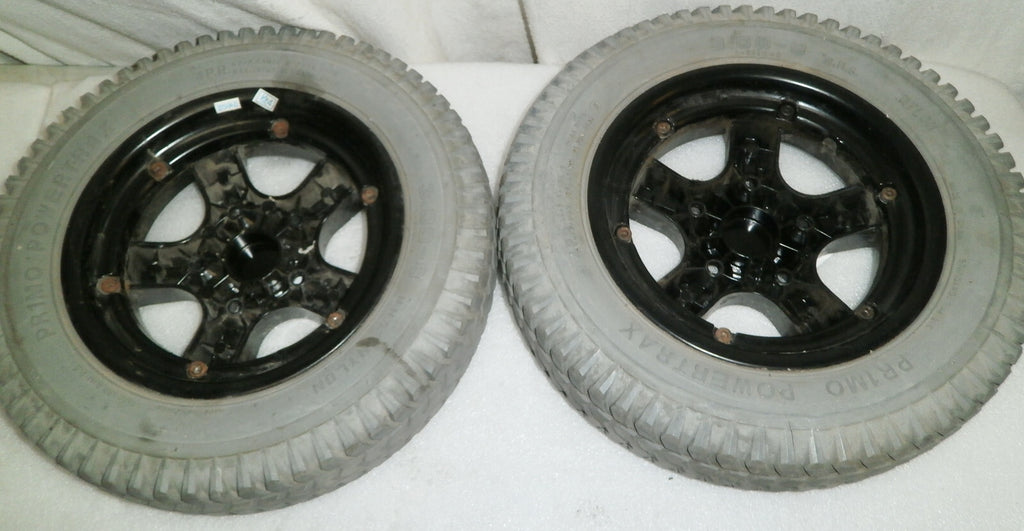 Pair of POWERTRAX PR1MO 3.00-8 Wheelchair Tires