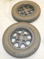 QUICKIE XPERIENCE WHEELCHAIR WHEELS SOLID 3.00-8 V. GOOD CONDITION