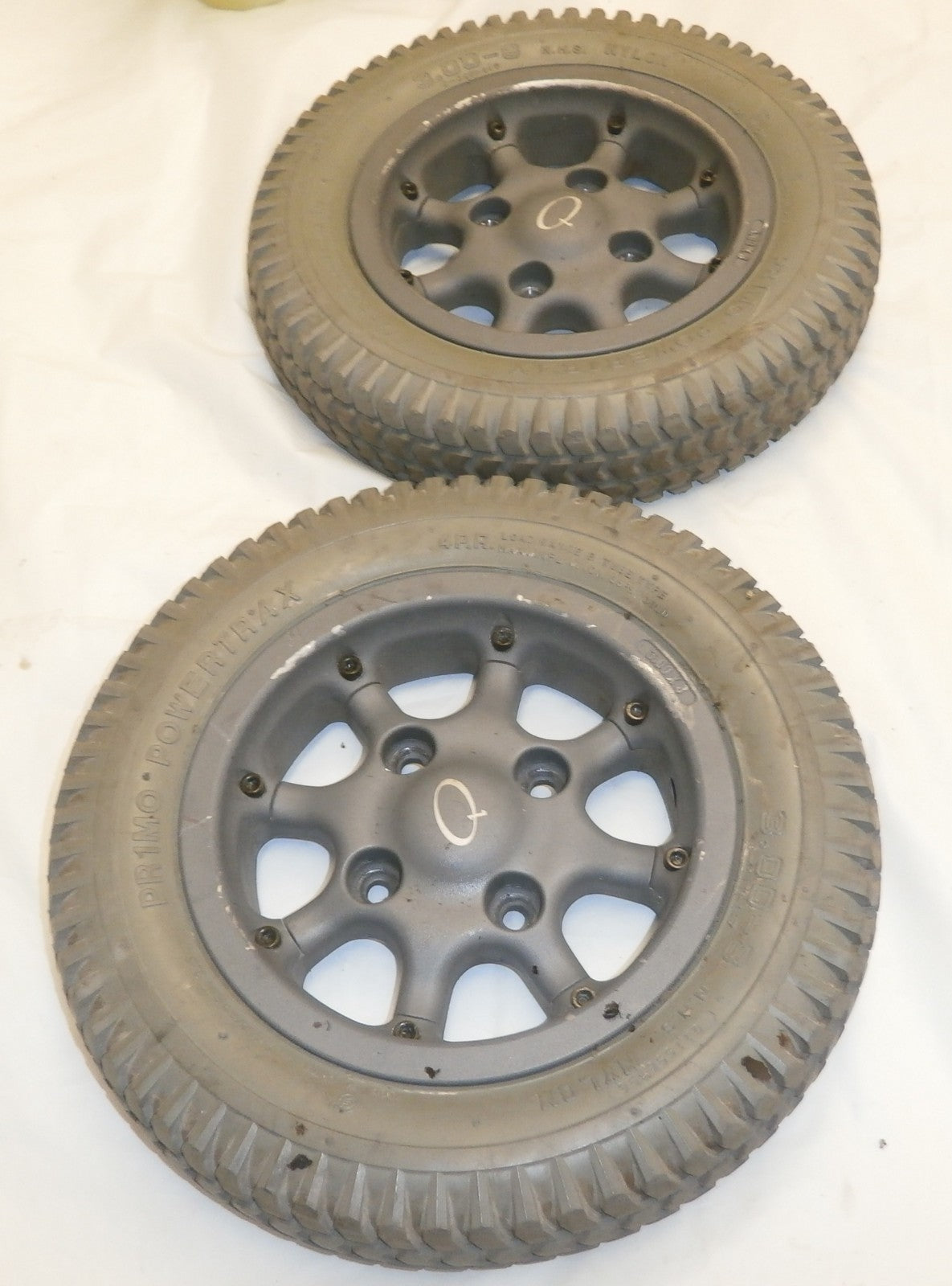 QUICKIE XPERIENCE WHEELCHAIR WHEELS SOLID 3.00-8 V. GOOD CONDITION