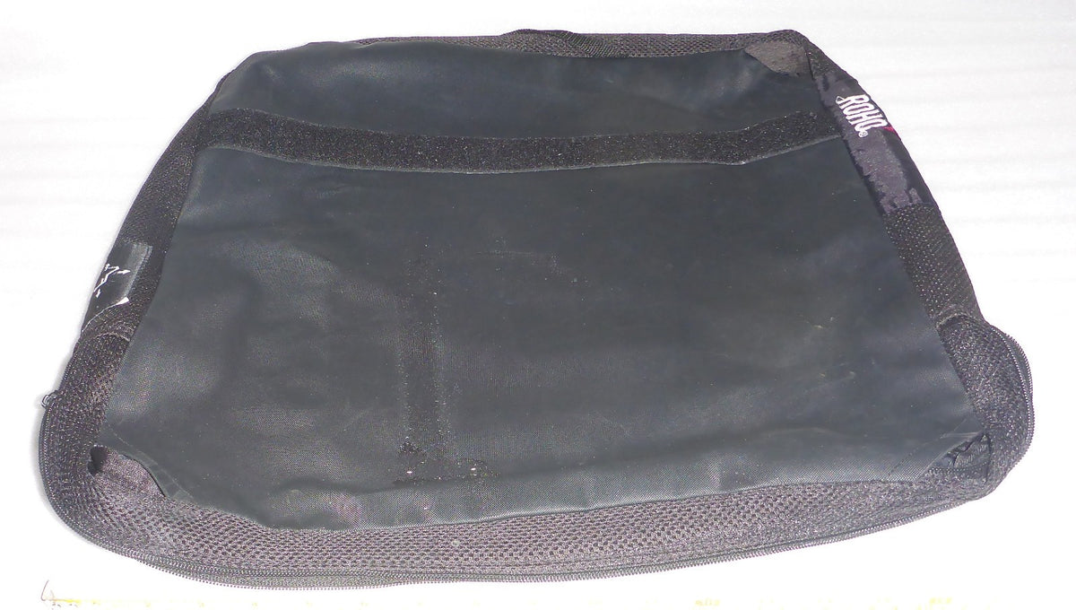 ROHO W.CH. CUSHION USED 18.25X18.25X4.25 INCH GOOD CONDITION WITH COVER AND PUMP