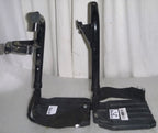 SET OF WHEELCHAIR FOOT REST GOOD CONDITION WITH MOUNT PLATES DIMENSION AS PHOTO