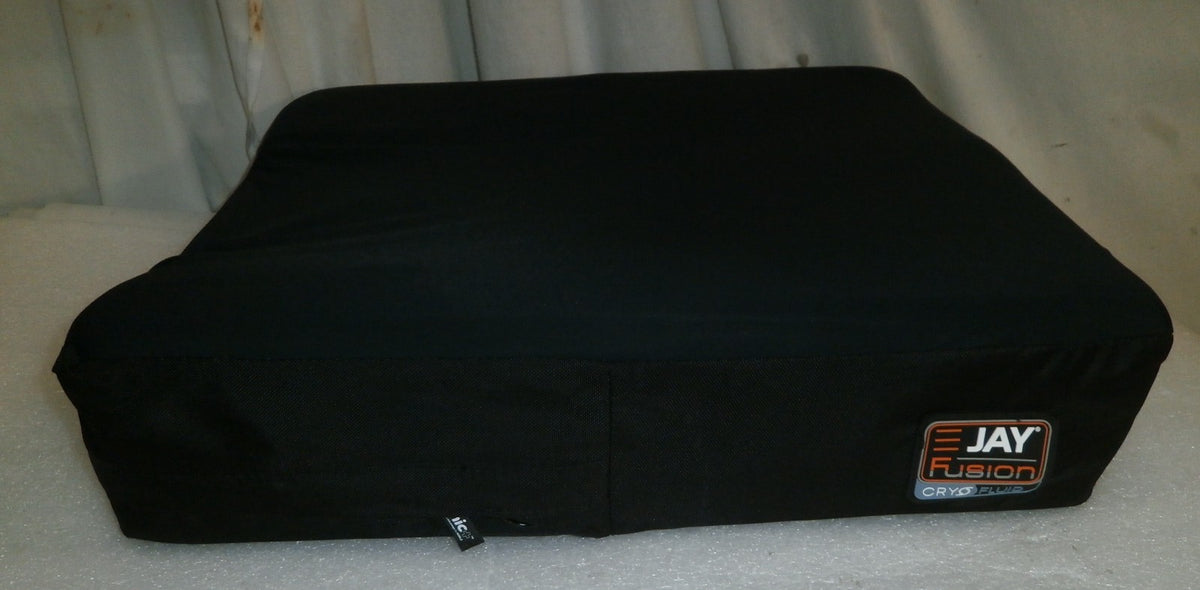 Wheelchair Jay Fushion Cushion Cry Fluid 18x19" w/ Cover Good Condition