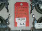 LOT OF 4 CAREFUSION WHEEL CASTERS VERY GOOD CONDITION