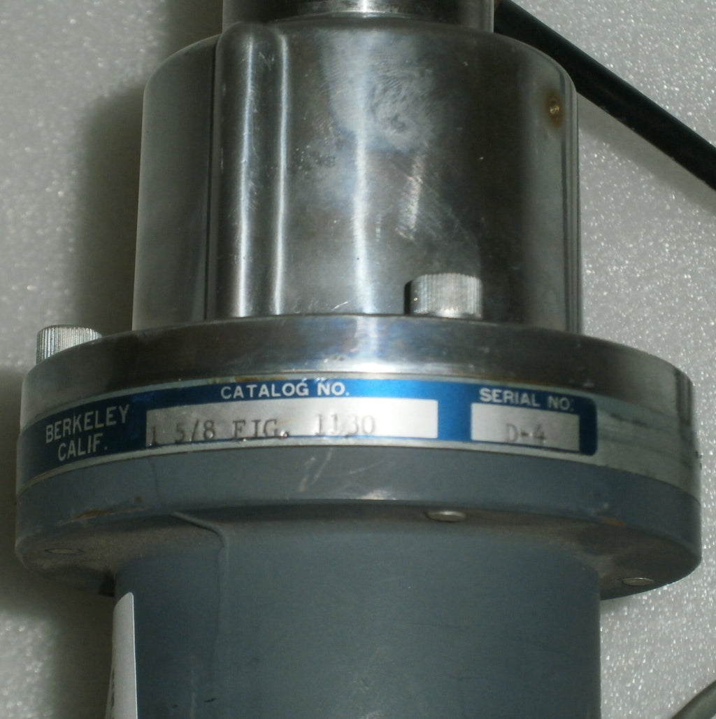Airco Temescal 6" Fig. 5530 Vacuum Gate Valve, 8 Bolt Holes, 1 5/8 FIG.1130