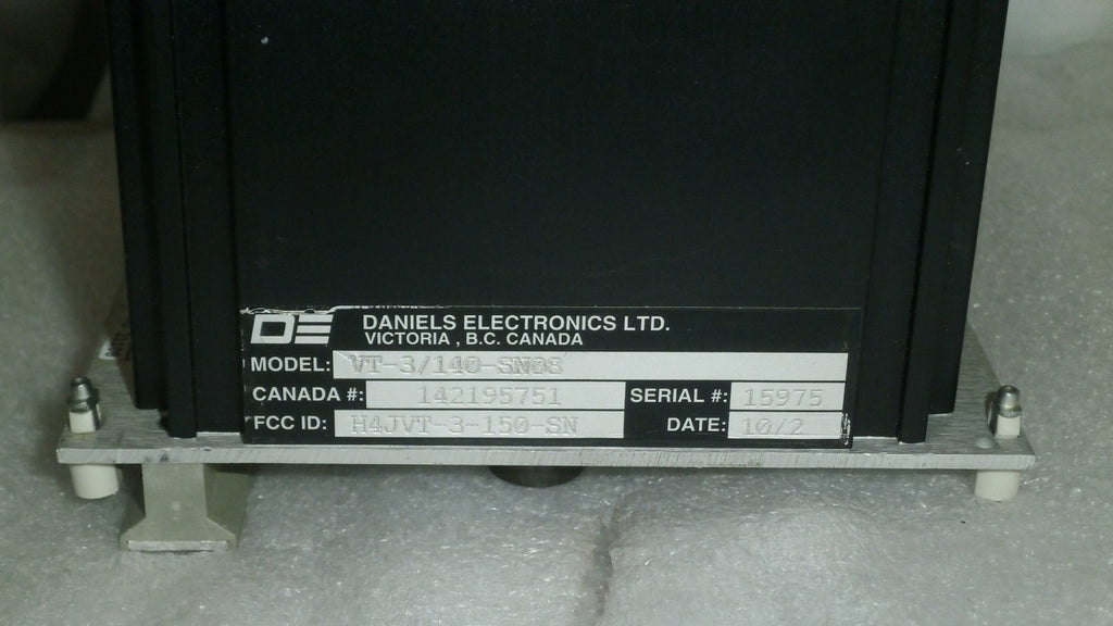 DANIELS ELECTRONICS VT-3/140-SN08 TRANSMITTER