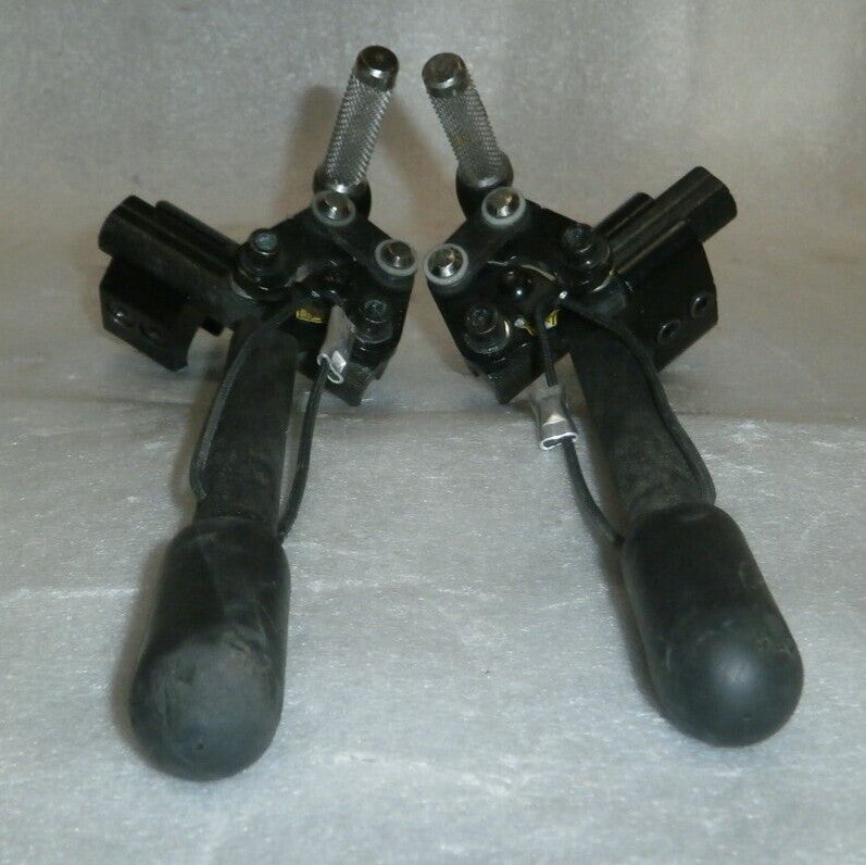 Wheel Locks Wheelchair Long Hand Brake Pull Push Assembly Pair Left Right